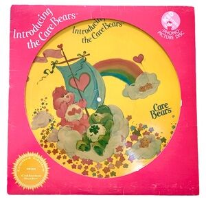 🧸Vintage Limited Edition Introducing Care Bears Phono Picture Disc Collector